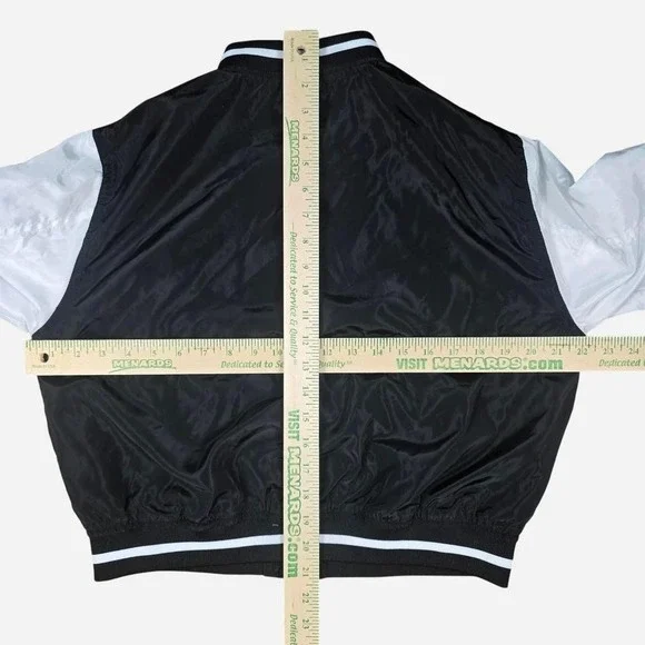 Cali 1850 Los Angeles Varsity Jacket XS Black White‎ Letterman Bomber - Picture 5 of 6